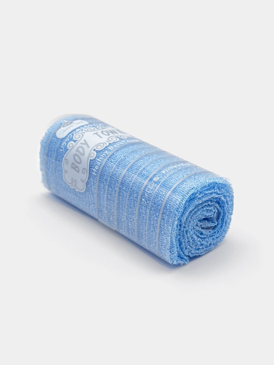 Корейская массажная пилинг мочалка-полотенце, Shower Body Healthy Bath Towel, цветная