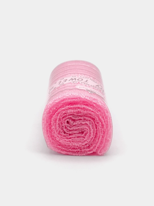 Корейская массажная пилинг мочалка-полотенце, Shower Body Healthy Bath Towel, цветная