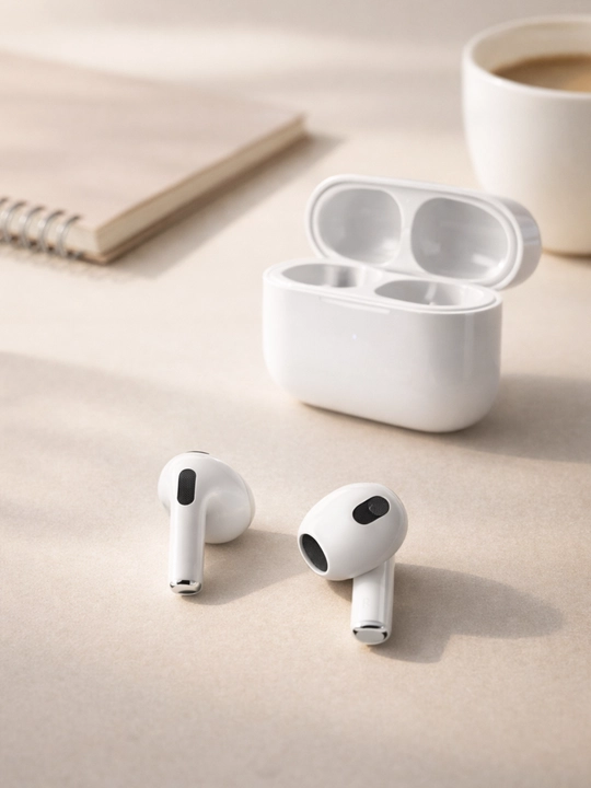 Pro 3 Беспроводные Bluetooth наушники – белые / чёрные, сенсорные, с мощным басом