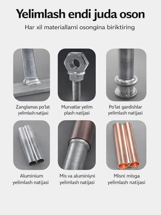 Sovuq payvandlash, payvandlash asbobi, sterjen, elektrod, germetik