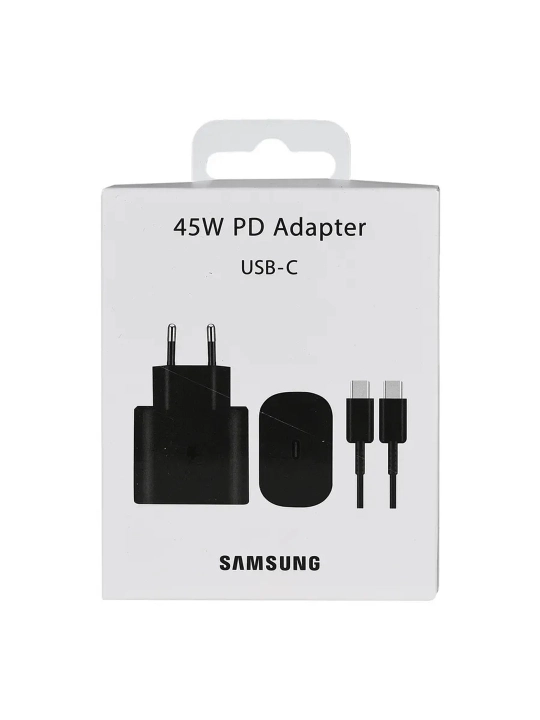 Зарядное устройство Samsung 45 Вт, 25 Вт, кабель Type-C, быстрое зарядное устройство