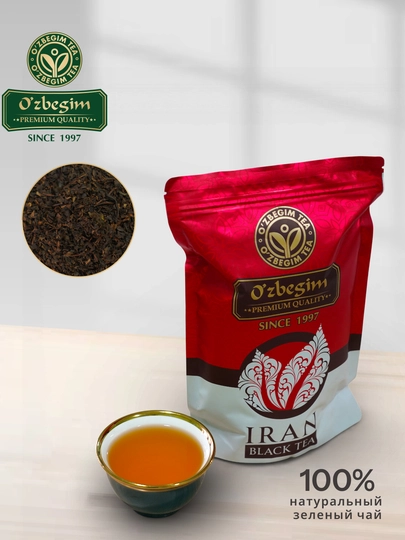 Черный чай O'zbegim Tea IRAN, 400 г — 777177-IRANCHOY