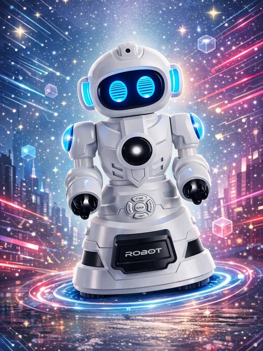 Radio orqali boshqariladigan robot, ovozli robot, musiqali interaktiv o‘yinchoq - 