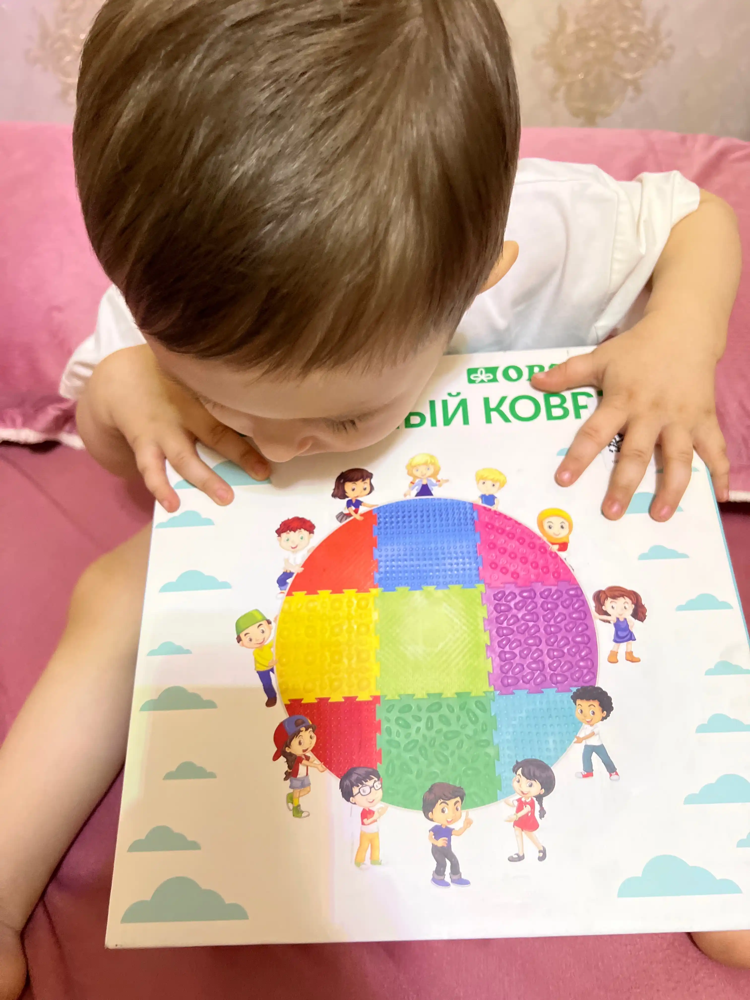 Bolalar uchun ortopedik massaj gilamchasi «Ortodon» 10 ta moduldan iborat pazl-to‘plam