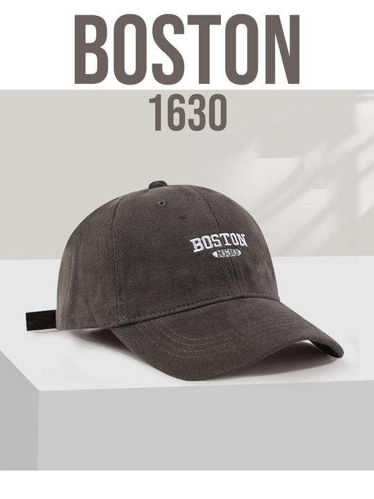 Boston 1630 uniseks beysbol kepkasi, bahor va kuzga mos keladigan zamonaviy kepka - 