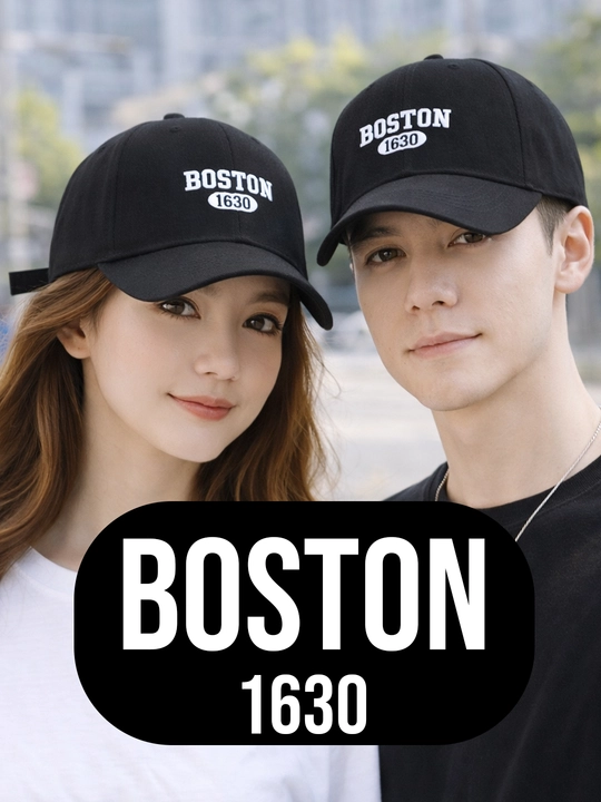 Boston 1630 uniseks beysbol kepkasi, bahor va kuzga mos keladigan zamonaviy kepka