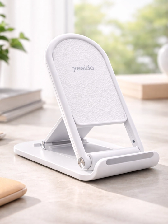Yesido telefon uchun stend, buklanadigan, burchagi sozlanadigan, stol uchun