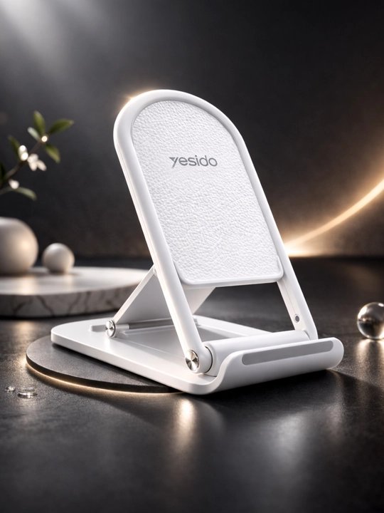 Yesido telefon uchun stend, buklanadigan, burchagi sozlanadigan, stol uchun