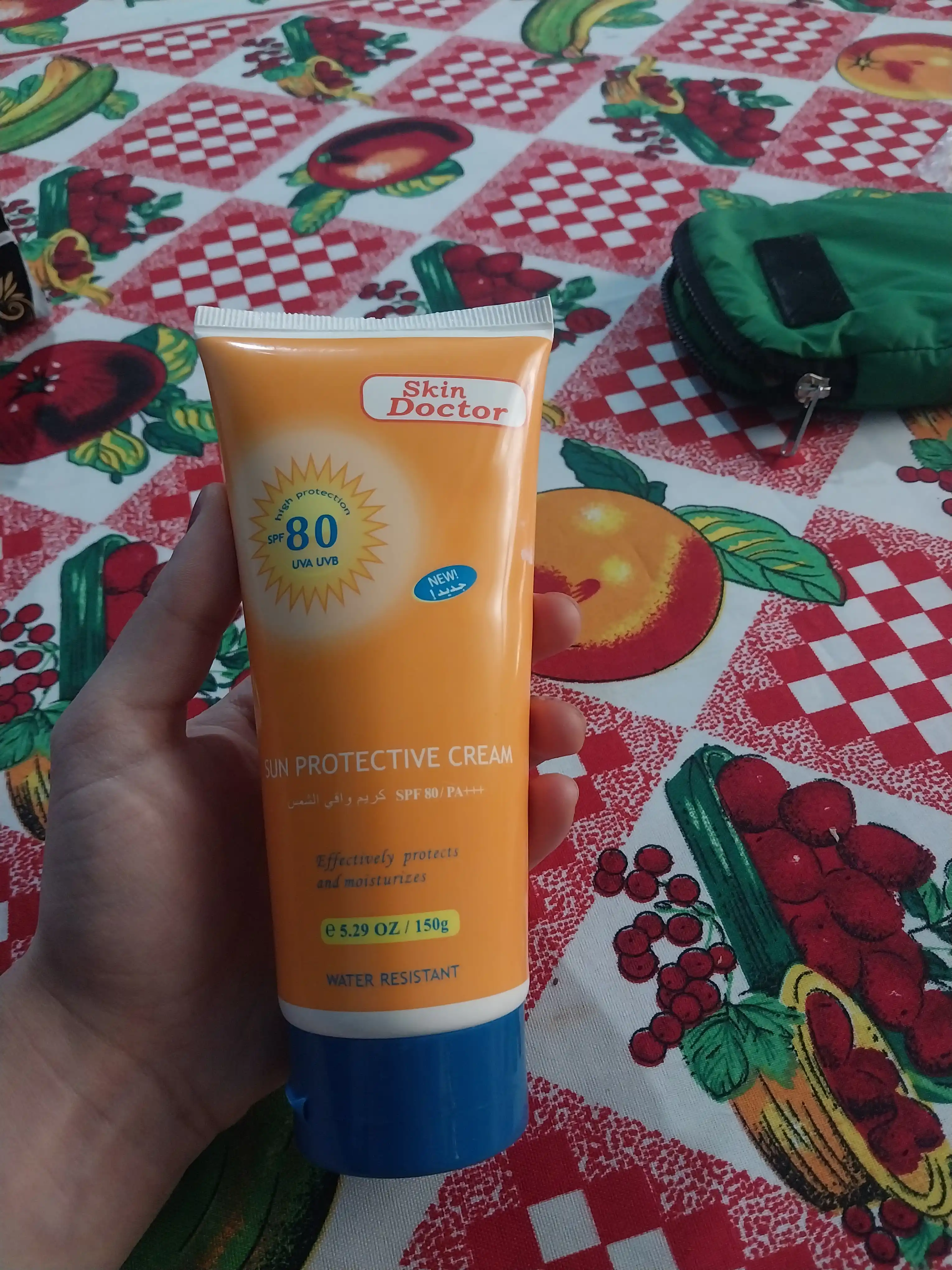 Солнцезащитный крем Dr. Heal Sun Cream SPF 80 PA+++, витамин E, кокосовое масло, 150 мл