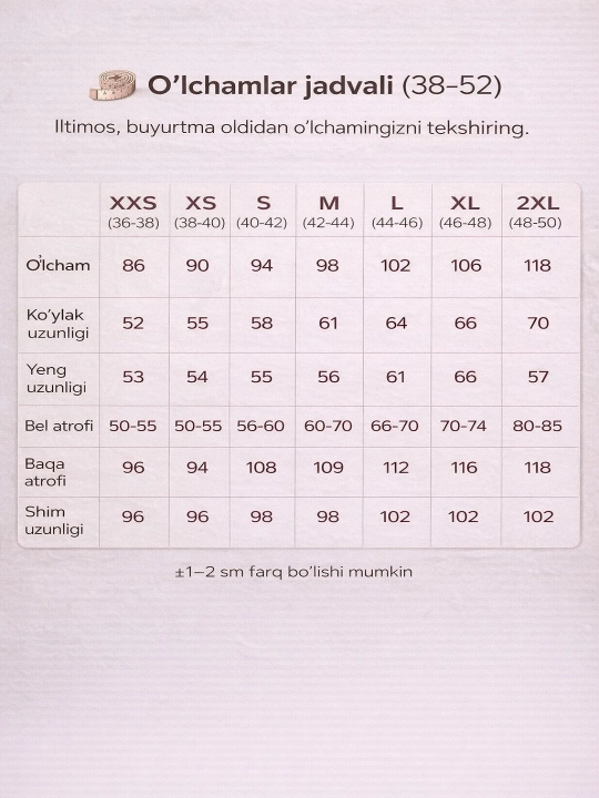 Ayollar uchun pijama to‘plami, yumshoq uy kiyimi, tugmali ko‘ylak va shim, S–XL