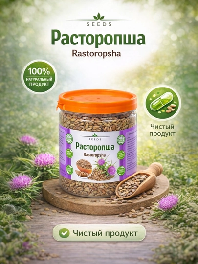 Расторопша 100 гр, 200 гр, 300 гр, 400 гр, 500 гр — ASR2025-RASTOR2025-БЕЖЕВ-300