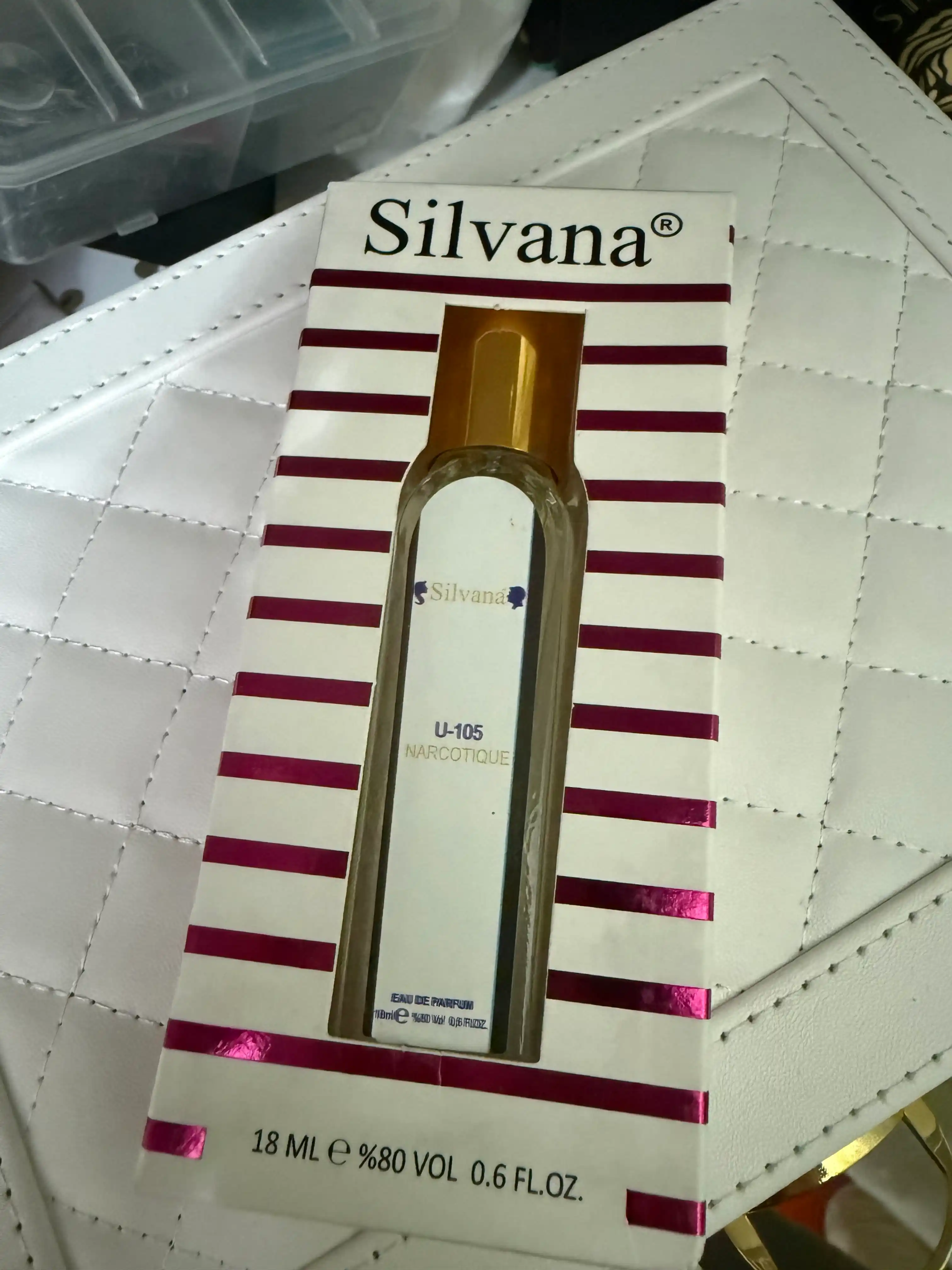 Parfyumlangan suv SILVANA U105, FLEUR NARCOTIQUE, 50 va 18 ml