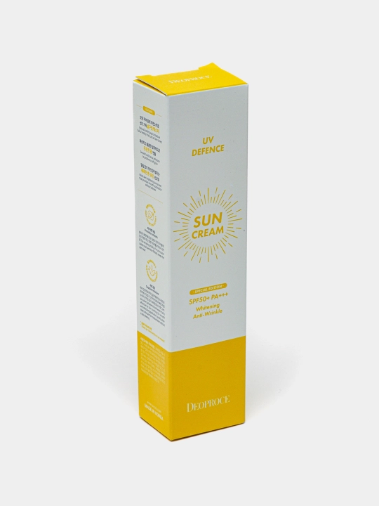 Quyoshdan ximoya qiluvchi krem Deoproce SPF 50+ PA+++, 50 g - 