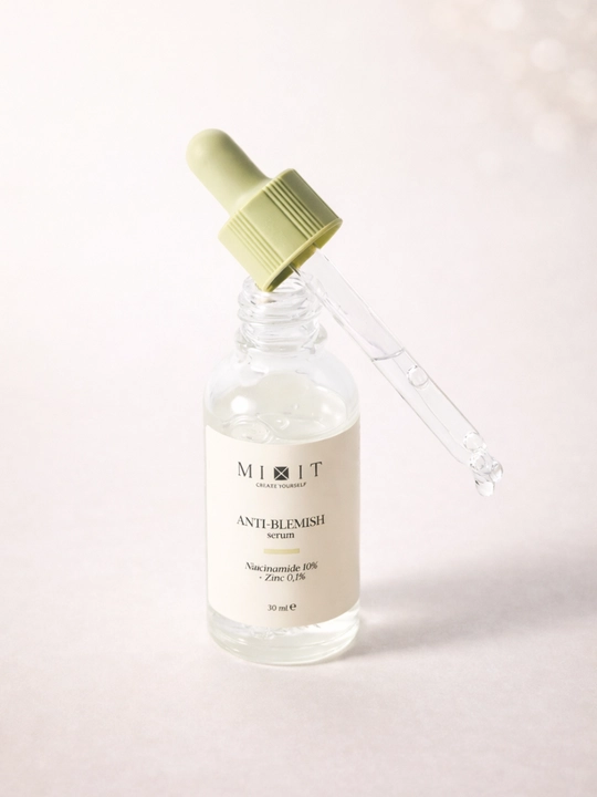 MIXIT Сыворотка для лица себорегулирующая, ниацинамид и цинком, для проблемной кожи, 30 мл