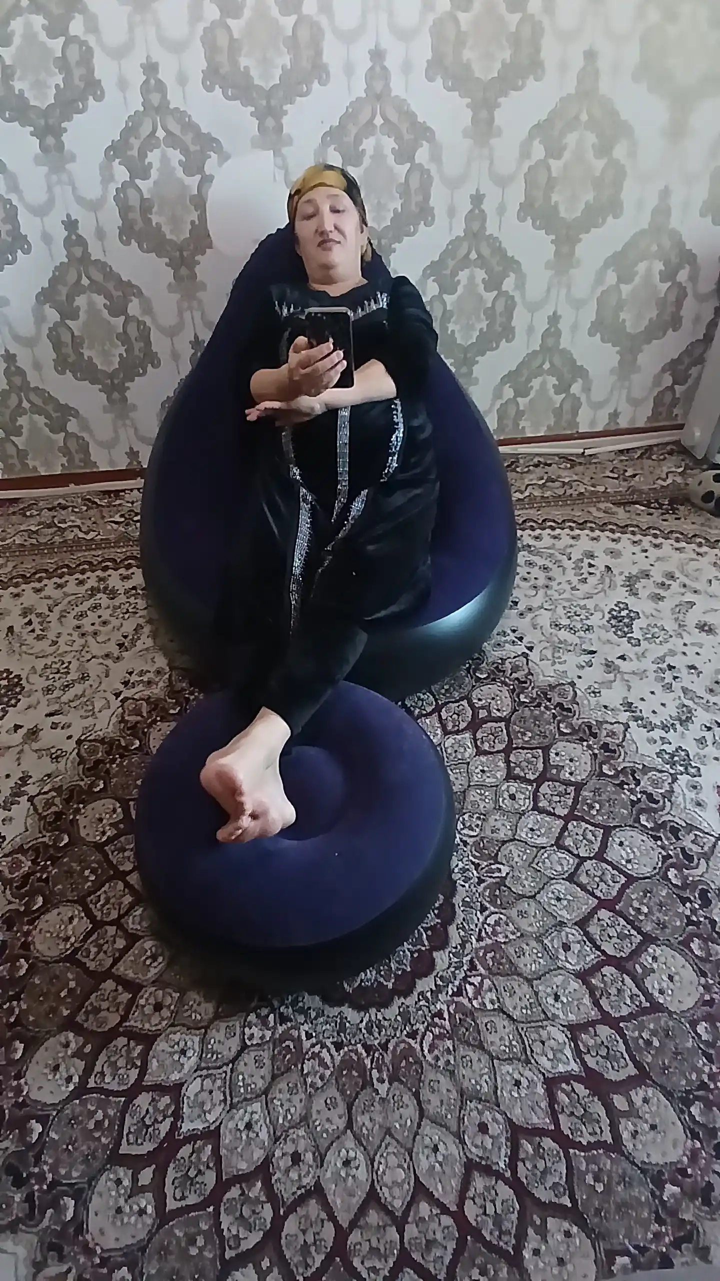 Shiriladigan pufik, kreslo, pufak, shishiriladigan pufak