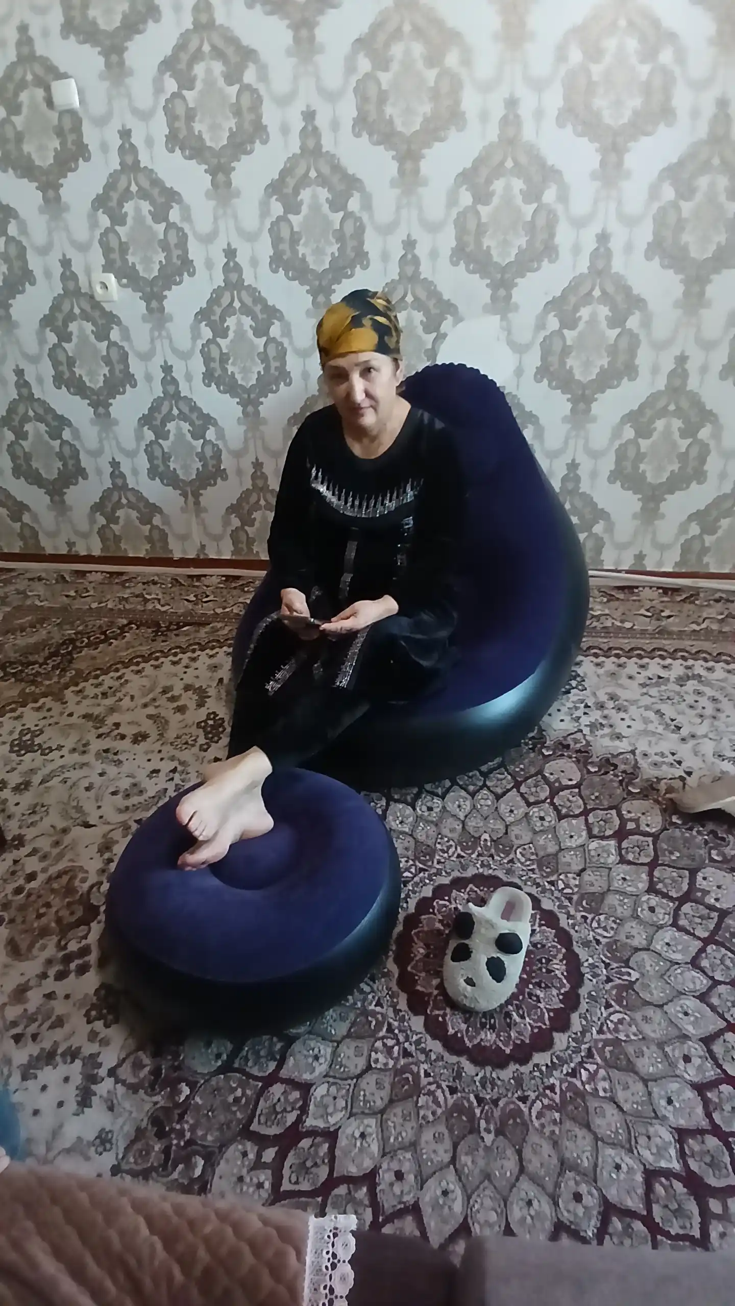 Shiriladigan pufik, kreslo, pufak, shishiriladigan pufak