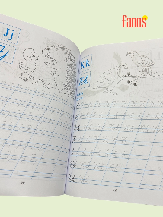 Алфавит для детей, книги для изучения и развития букв + каллиграфия