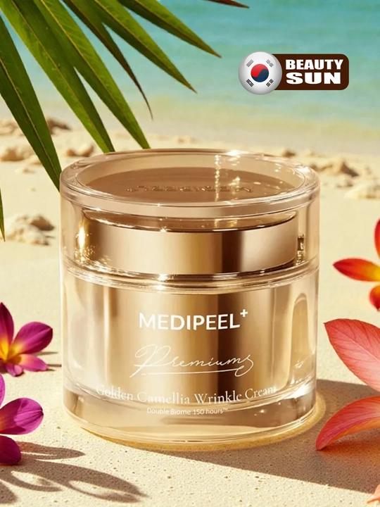 Ajinlarga va qarishga qarshi krem, ​​MEDIPEEL+, Premium Golden Camellia, 50 ml