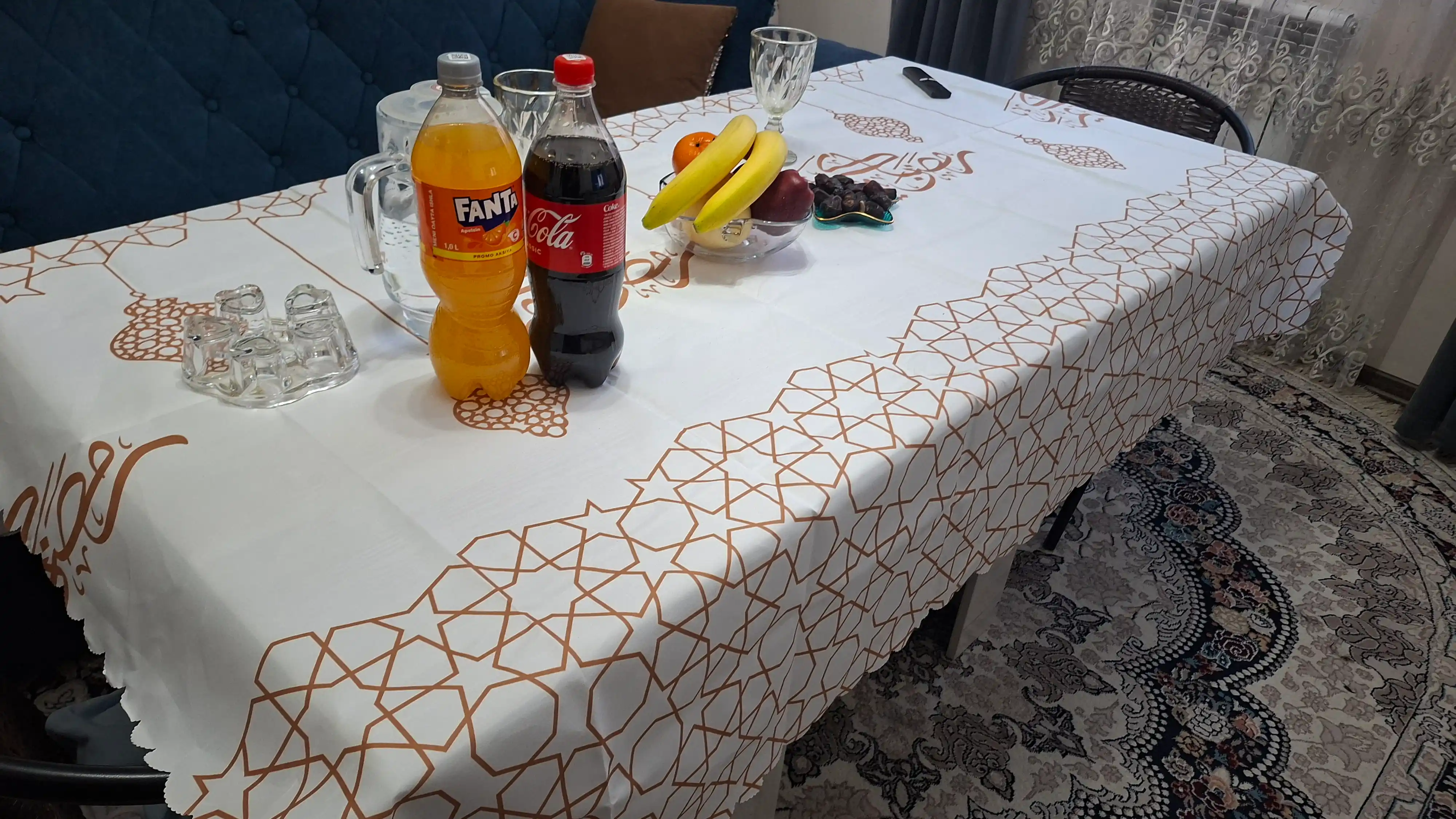 Ramazon uchun bayramona dasturxon iftorlik hayit bezagi uy bezaklari to'plami bayramona