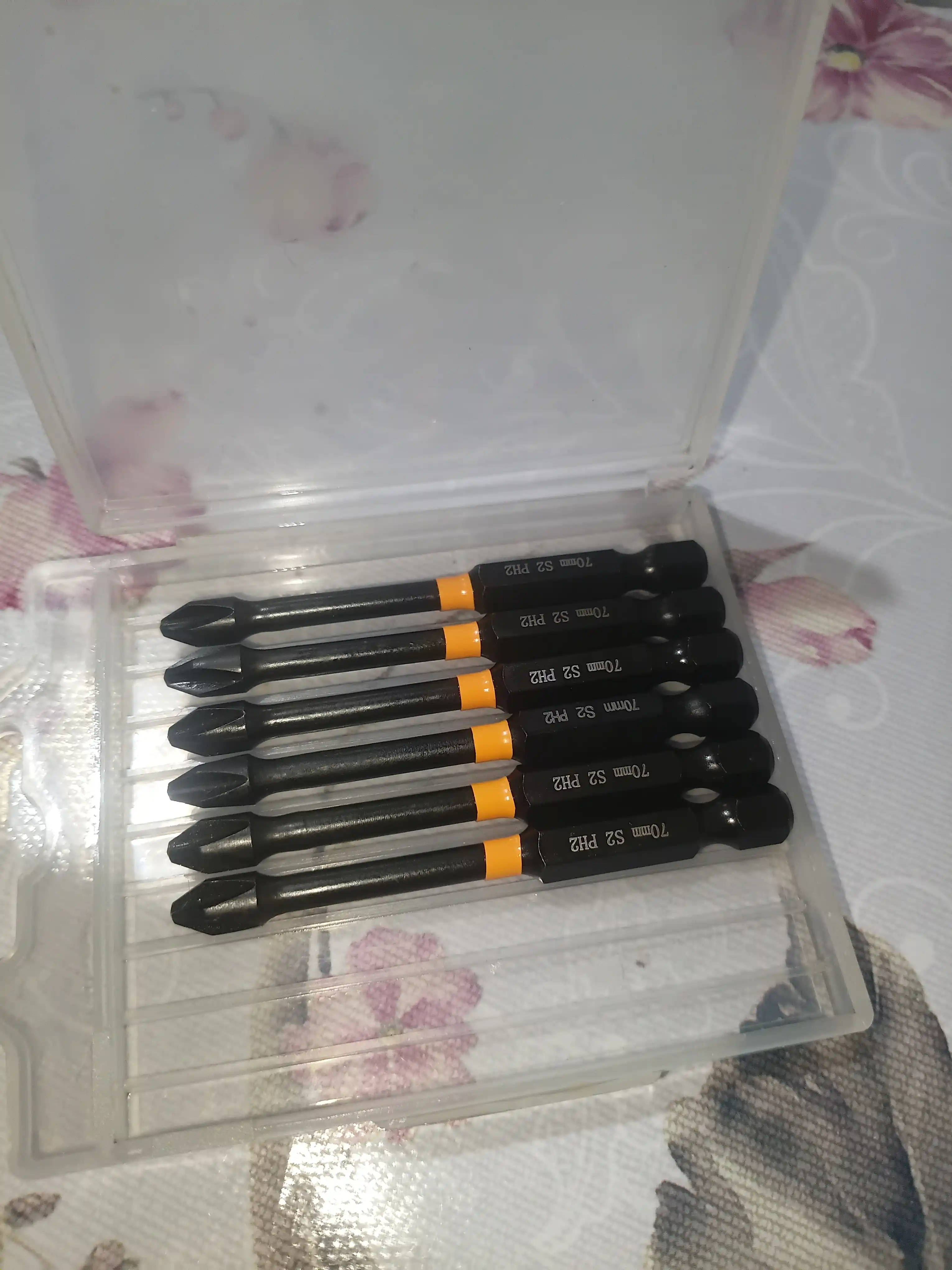 Torison bitlar PH2, magnitli, 6 dona, 70 mm