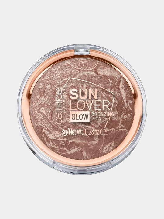 Бронзер для лица Catrice Sun Lover Glow Bronzing Powder, 010, Sun-kissed Bronze, 8 г - 