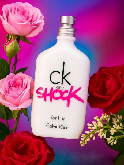 Calvin Klein CK One Shock For Her — 100 мл, для женщин, произведено в США — ПАРФЮМ1-1SHOKFH