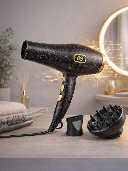 ENZO EN-6050 Soch Quritgich, 13000 RPM, Displey, Diffuzor bilan - 