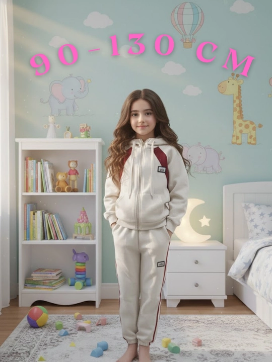 Qizlar uchun ikki ipli sport kostyumi
