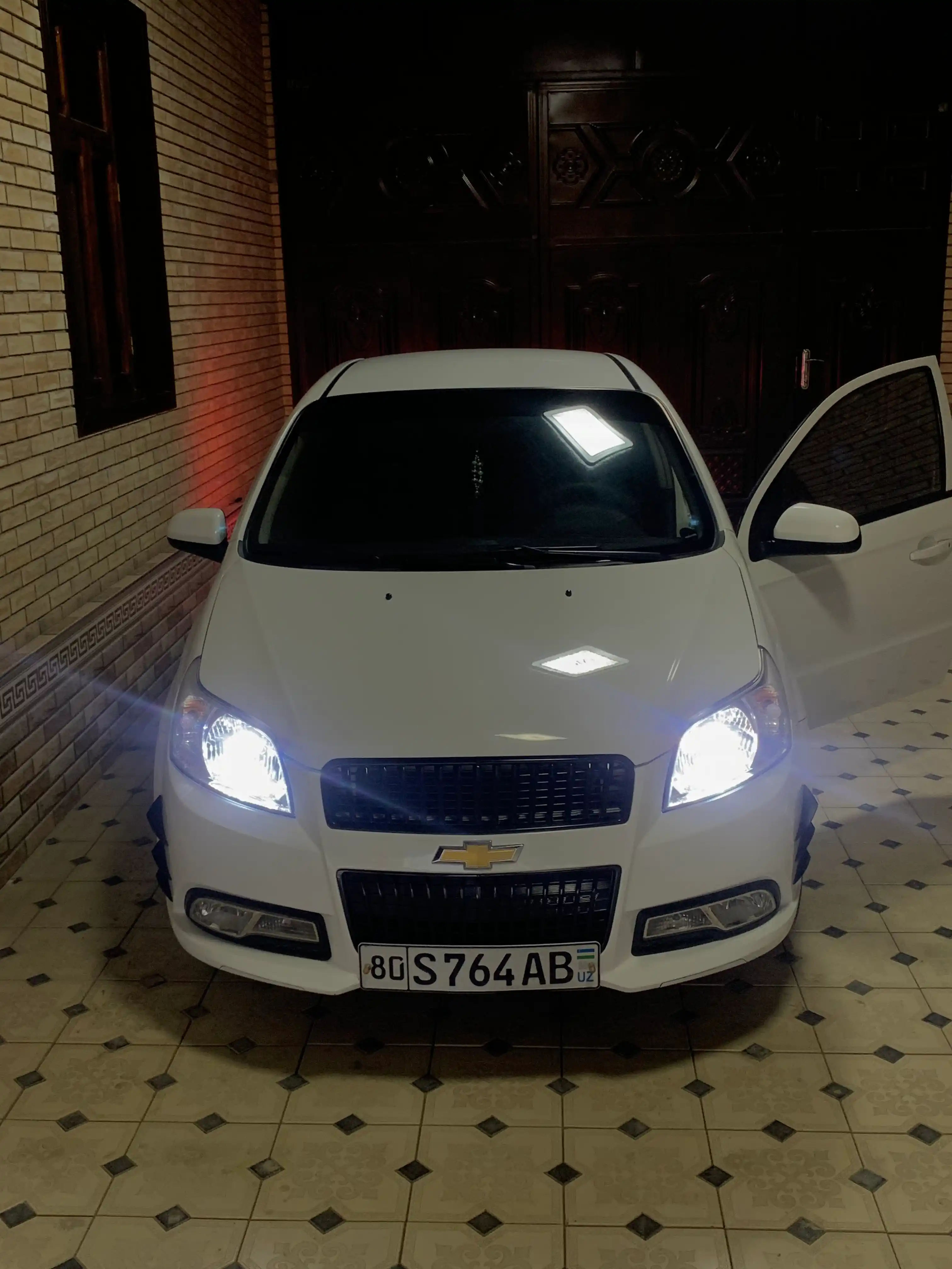 Old va orqa bamper uchun tuning jabralar nabori, qora, 6 dona