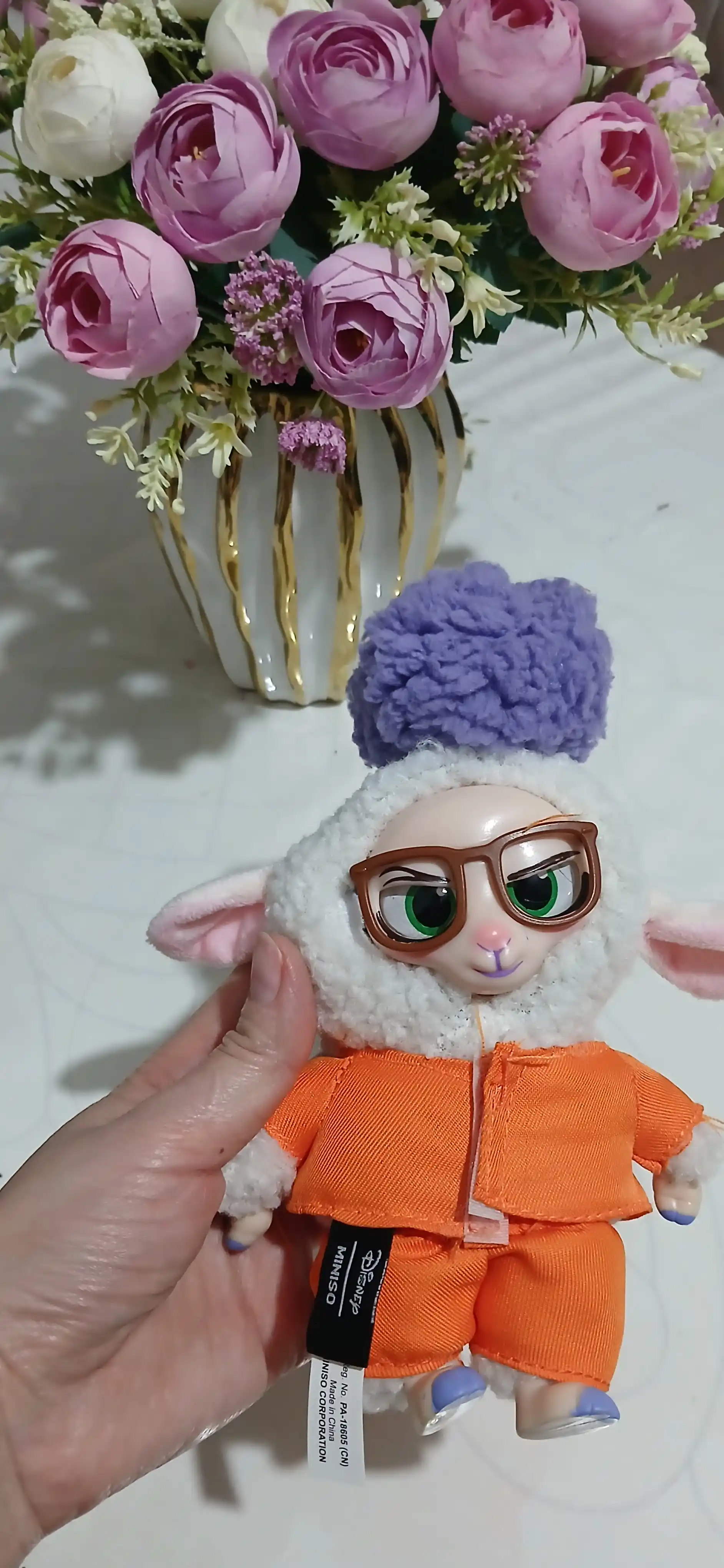 Zveropolis, Zootopia, kolleksiyali yumshoq brelok-haykalcha, yumshoq o'yinchoq, SURPRIZ BOX