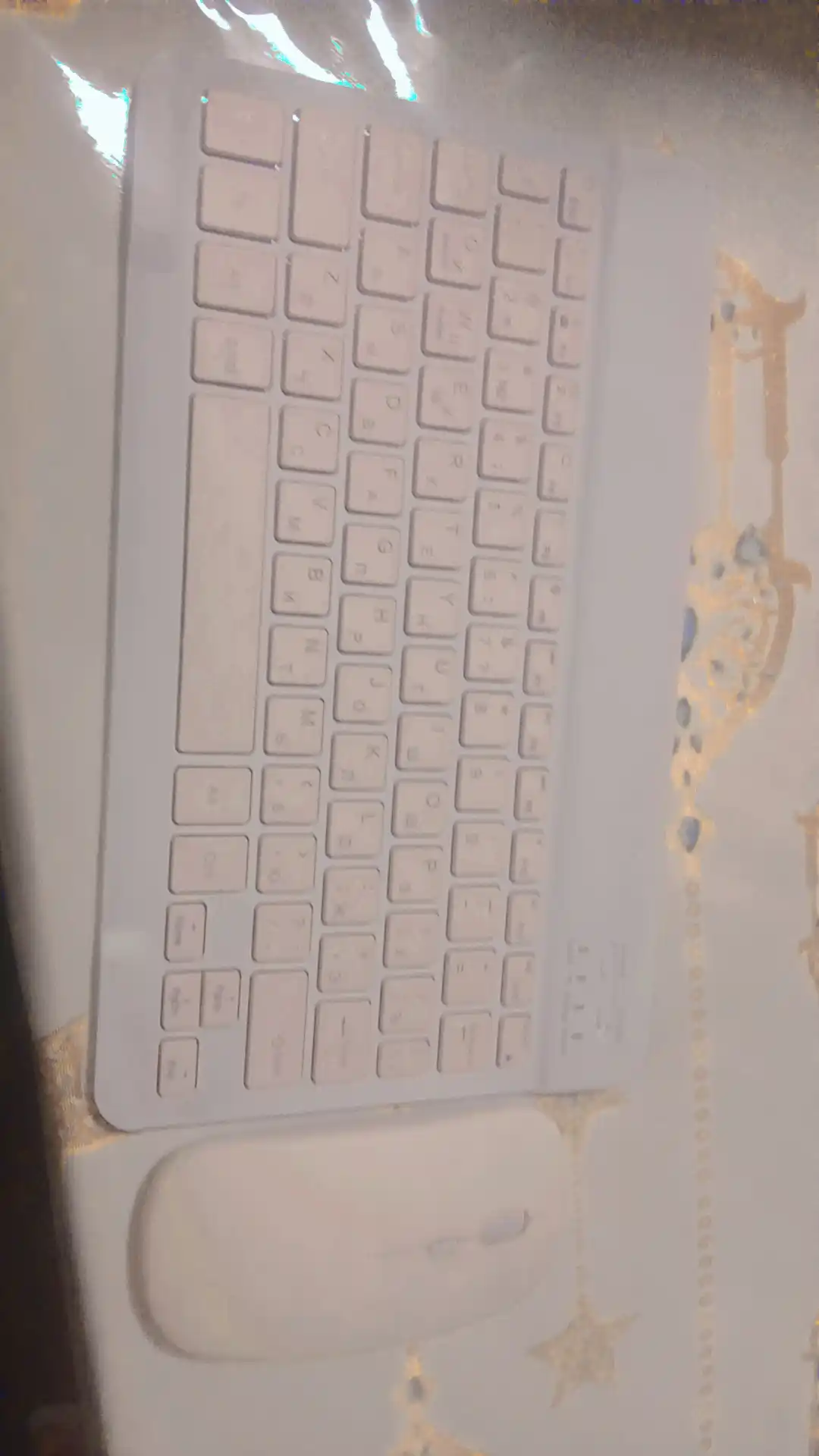 Ultra-yupqa simsiz Bluetooth klaviatura va sichqoncha to'plami Mouse Keyboard