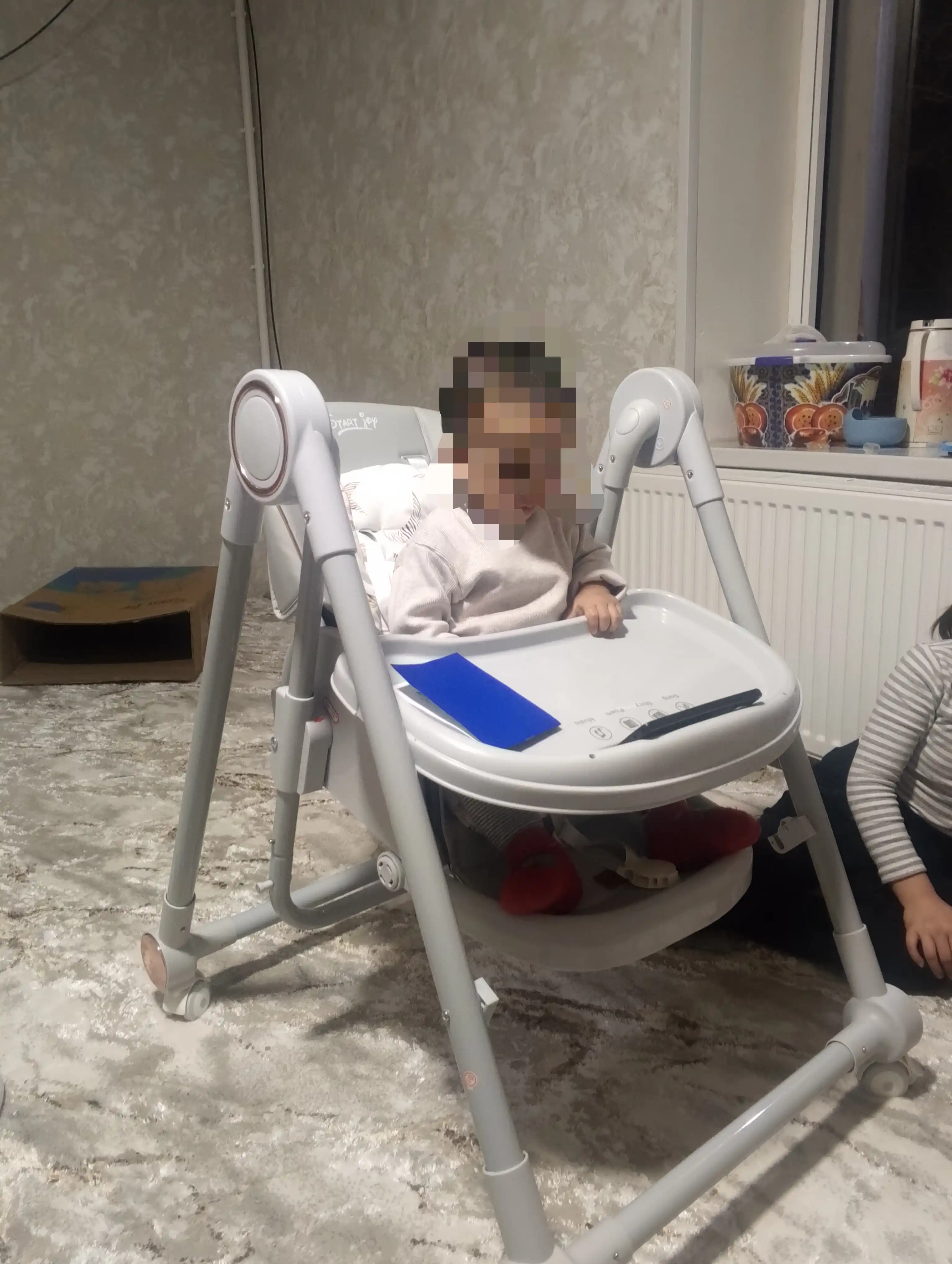 Детский стульчик для кормления +качели, 2 в 1 Start Joy E900