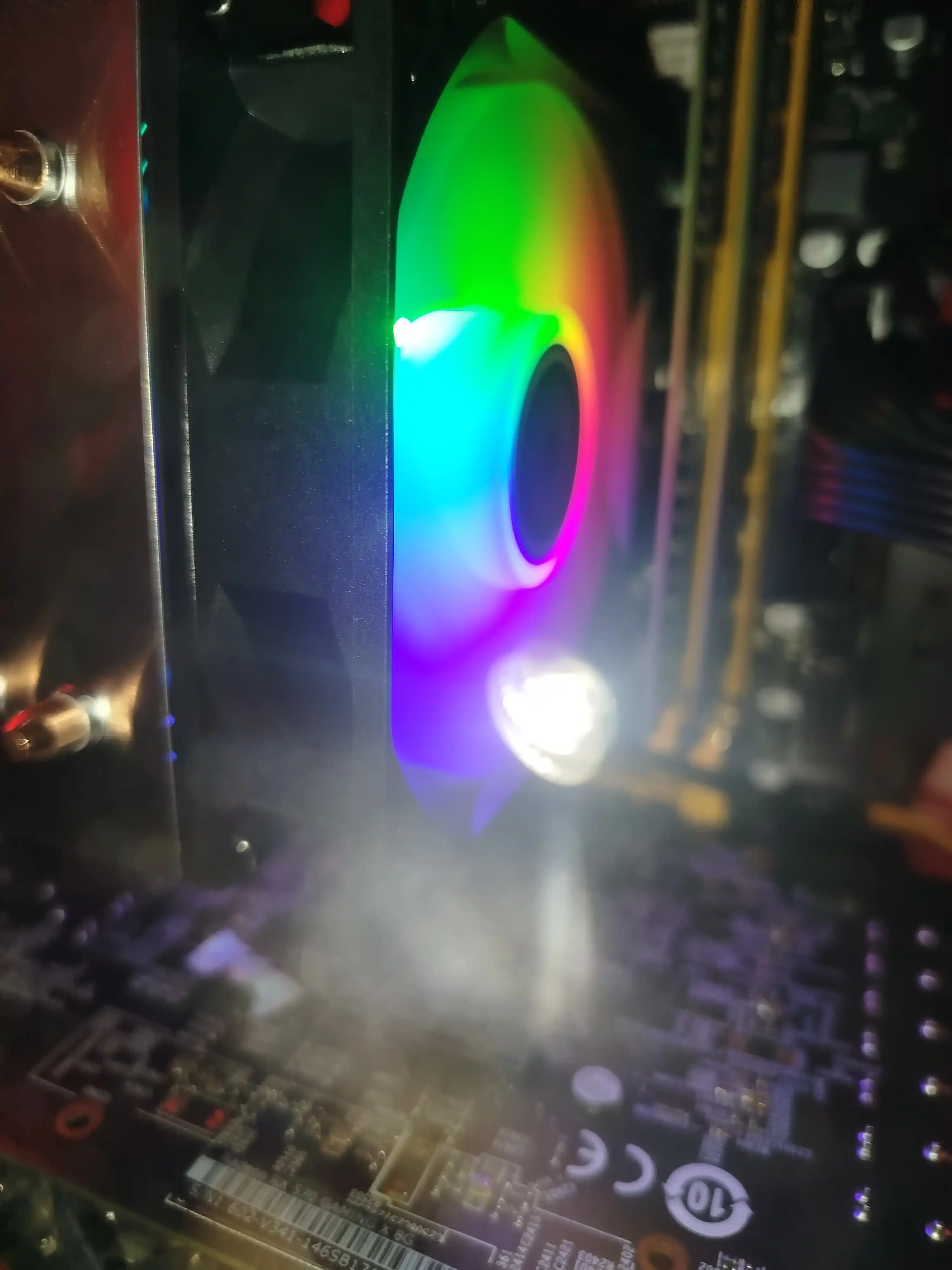 Protsessor uchun kuler sovutgich A200 Plus RGB chiroqli