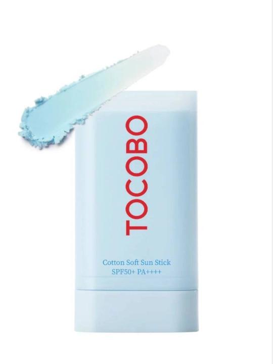 Tocobo Cotton Soft Sun Stick SPF50+ PA+Tocobo солнцезащитный стик, SPF50+ PA+ - 