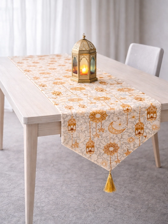 Ramazon yo'lakchasi, ramazon bezagi, ranner suv o‘tkazmaydigan mato, o‘lchami: 175 × 35 sm