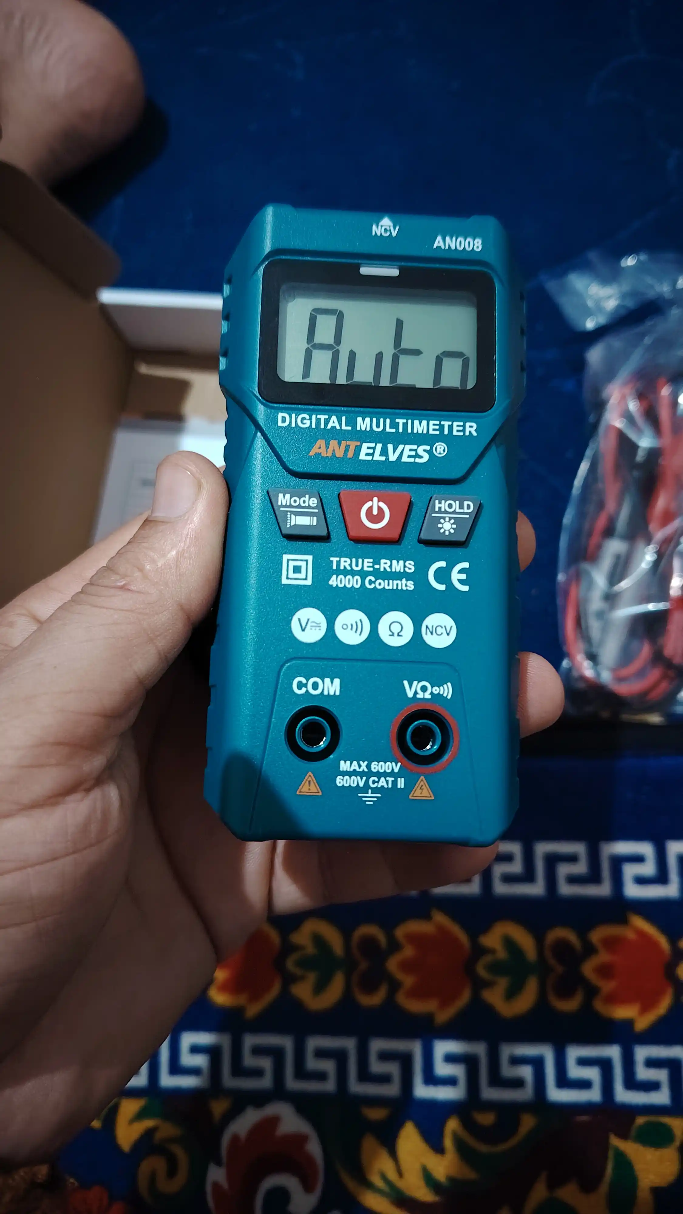 Raqamli avtomatik multimetr, tester, NCV