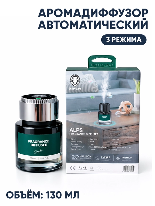 Аромадиффузор для авто (3 режима)