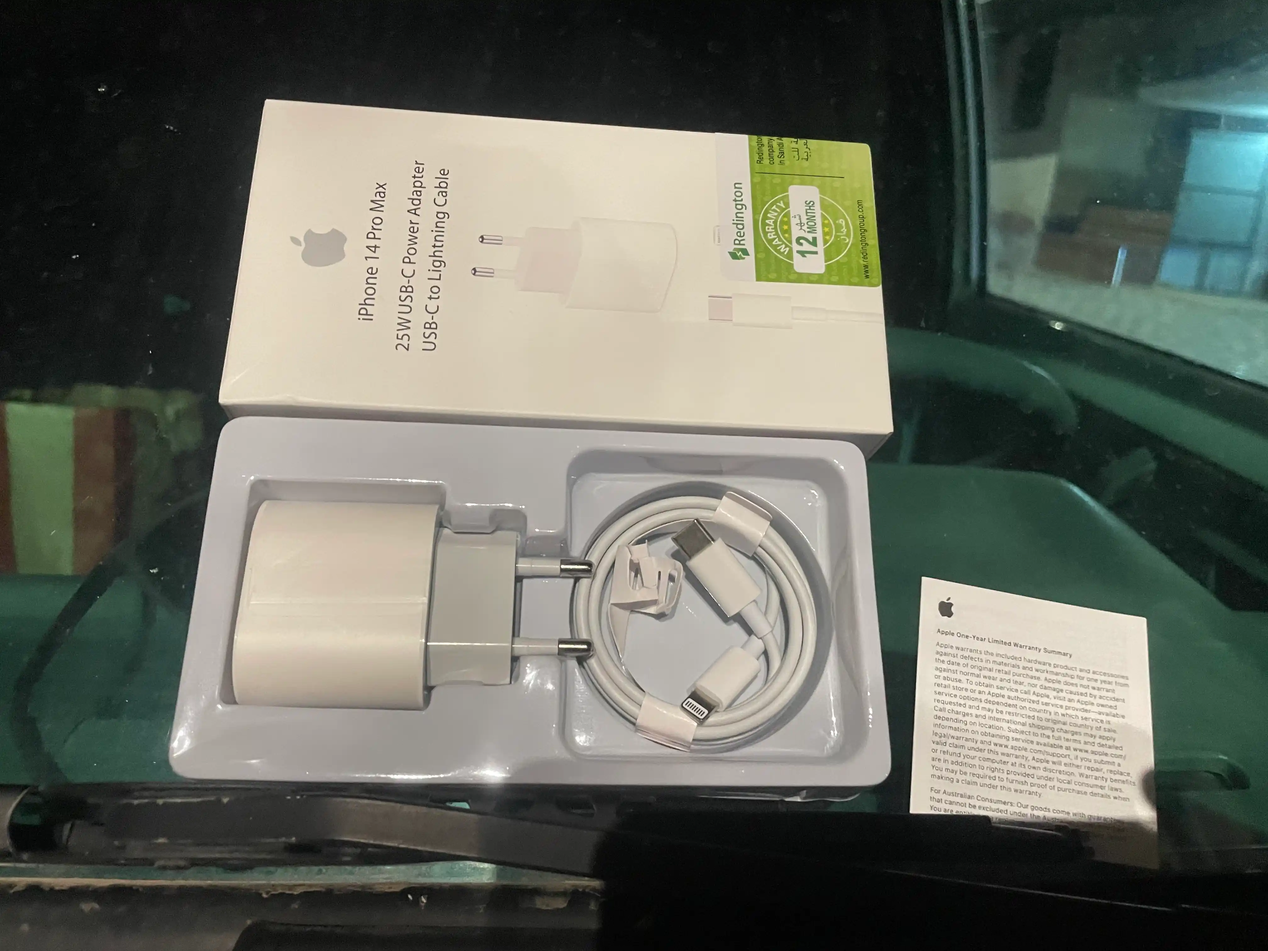 25W USB-C zaryadlash to‘plami + USB-C → Lightning kabel (1 m) | Tezkor zaryad