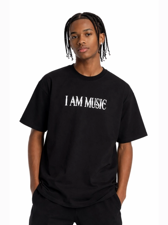 Футболка оверсайз "I AM MUSIC", 100% хлопок, Playboy Carti
