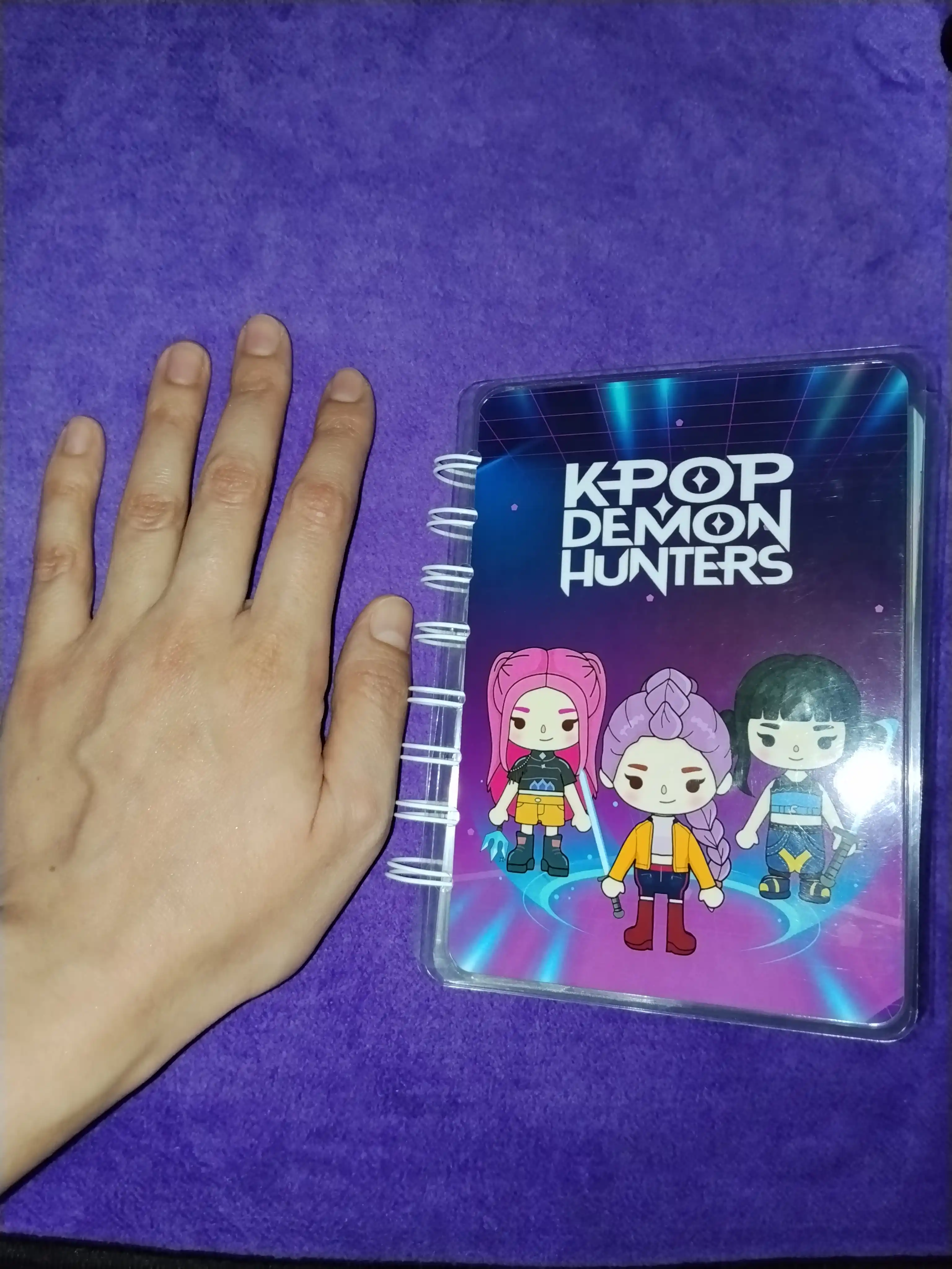 Мини альбом книга на липучках Kpop demon hunters