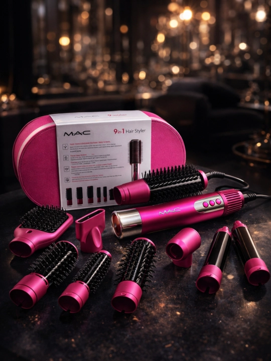 Фен для волос MAC styler MC-6766, 6 в 1, воздушная укладка и автоматическая плойка