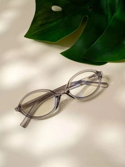 Женские солнцезащитные ретро очки MiuMiu, маленькая оправа oval cat eye, защита UV400 — EA7-MIUMIU-СЕРЕБРН
