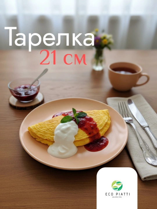 Тарелка диаметр, 21 см - 