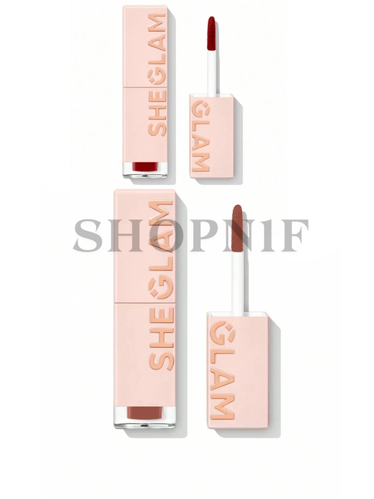SHEGLAM lip tint & cheek, 24 soat bardoshli, namlovchi, yopishmaydi