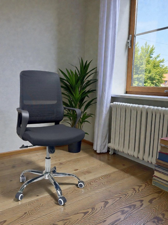 Uy va ofis uchun setkali kompyuter kreslosi, tebranish mexanizmi va balandligi sozlanadiga