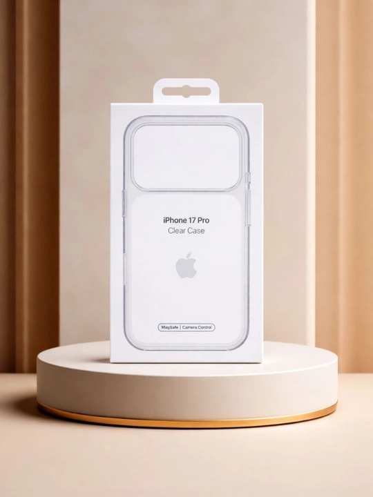 IPhone 17 Pro va 17 Pro Max uchun shaffof himoya g‘ilofi