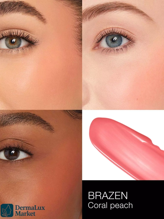 Yuz uchun suyuq rumyana NARS Afterglow Liquid Blush Brazen - tabiiy yaltirash,nam effektli