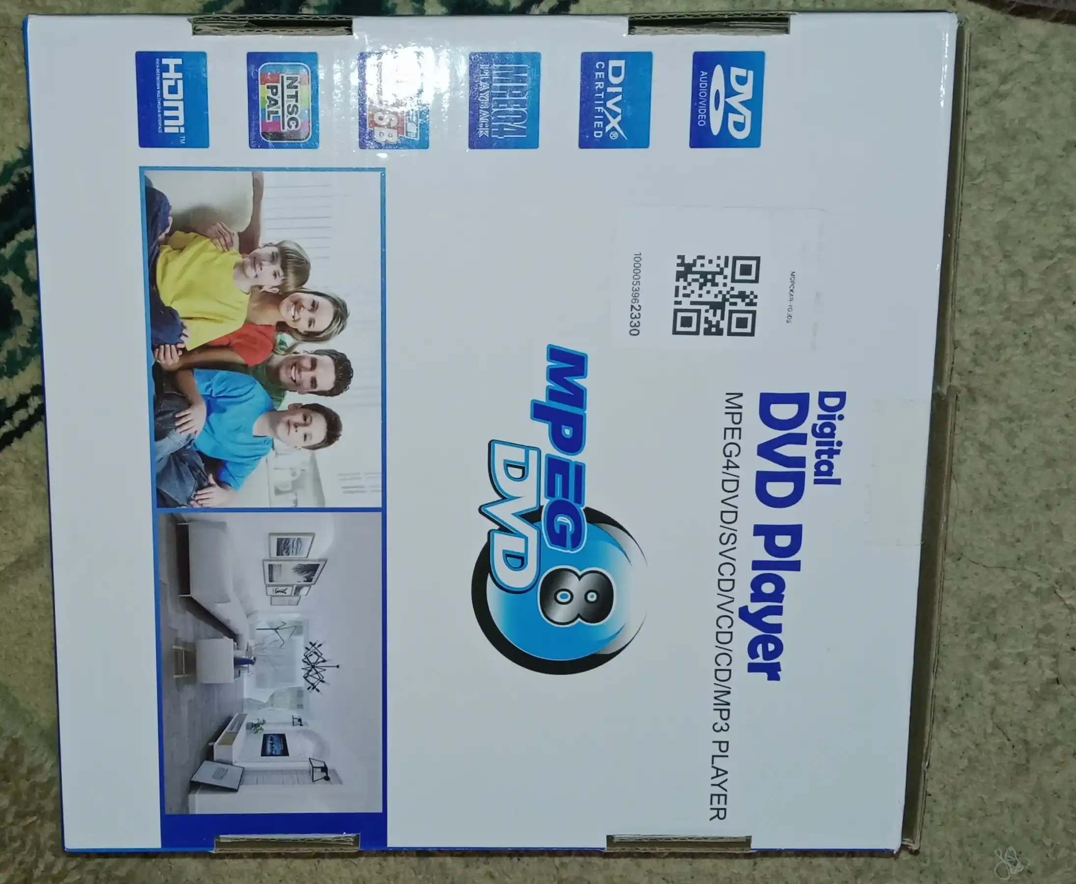 Mini DVD pleer, televizor uchun CD disk pleeri, AV-stereo chiqish, USB, 720P