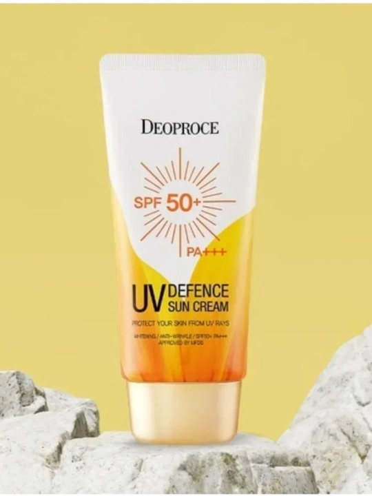 Солнцезащитный крем DEOPROCE с защитой от УФ-излучения SPF 50+ PA+++