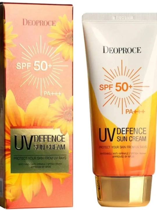 Солнцезащитный крем DEOPROCE с защитой от УФ-излучения SPF 50+ PA+++